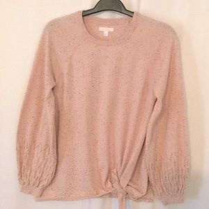 Lauren Conrad Large Pink Boho Sweater